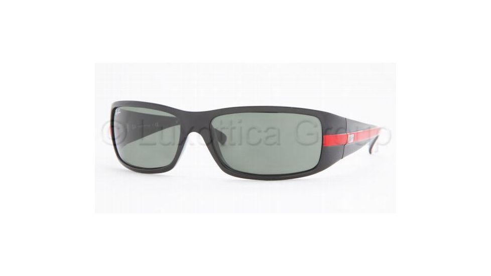 Ray-Ban Bifocal Sunglasses RB4057 with Lined Bi-Focal Rx Prescription Lenses RB4057-745-6116 - Lens Diameter: 61 mm, Frame Color: Shiny Black