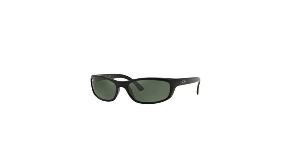 Ray-Ban Sunglasses RB4115 601/9A-57 - Black Frame, Polar Green Lenses