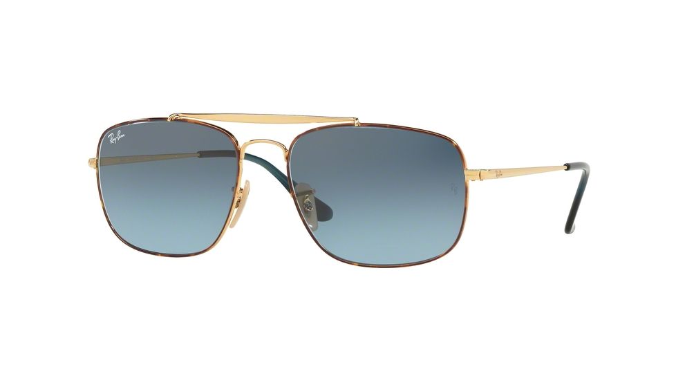 Ray-Ban THE COLONEL RB3560 Bifocal Prescription Sunglasses, 61mm, Havana, RB3560-91023M-61-BI
