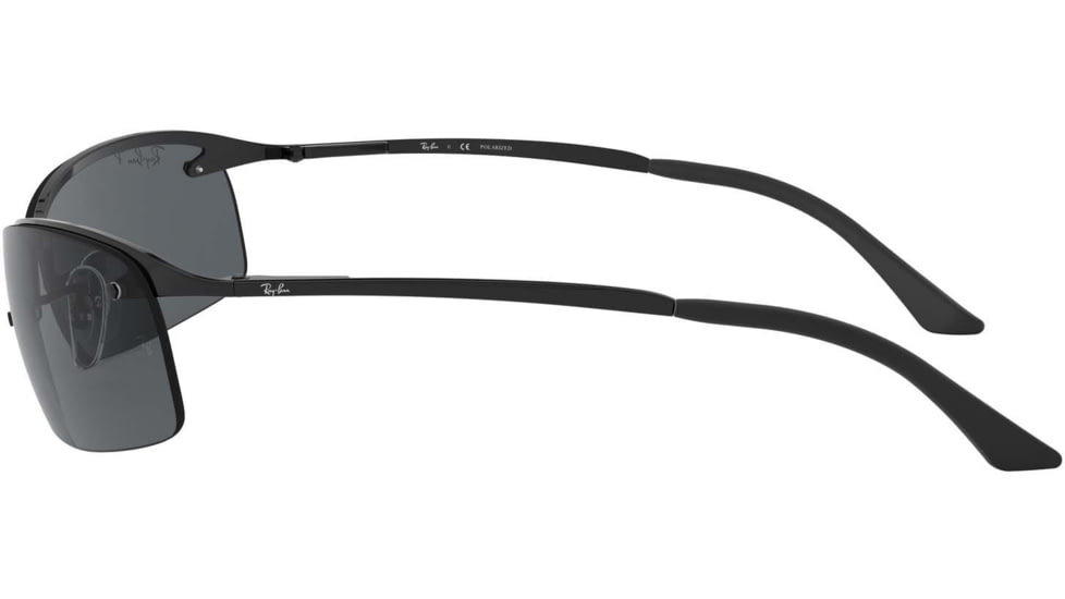 Ray-Ban Top Bar Sunglasses RB3183 002/81-63 - Black Frame, Polar Grey Lenses
