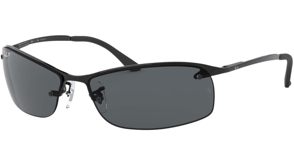 Ray-Ban Top Bar Sunglasses RB3183 002/81-63 - Black Frame, Polar Grey Lenses