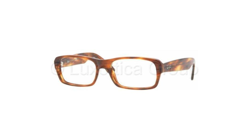 Ray-Ban RX5223 Progressive Prescription Eyeglasses 2144-5217 - Striped Havana 