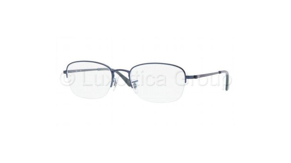 Ray-Ban RX6206 Progressive Prescription Eyeglasses 2510-5019 - Matte Dark Blue 