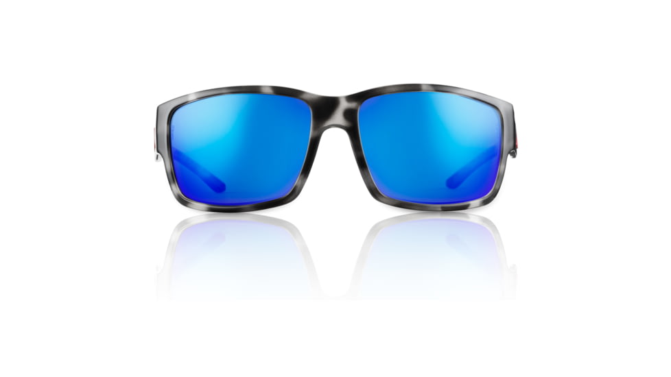 Redfin Polarized Sanibel Sunglasses, Black Tortoise Frame, Atlantic Blue Polarized Lens, One Size, 1406