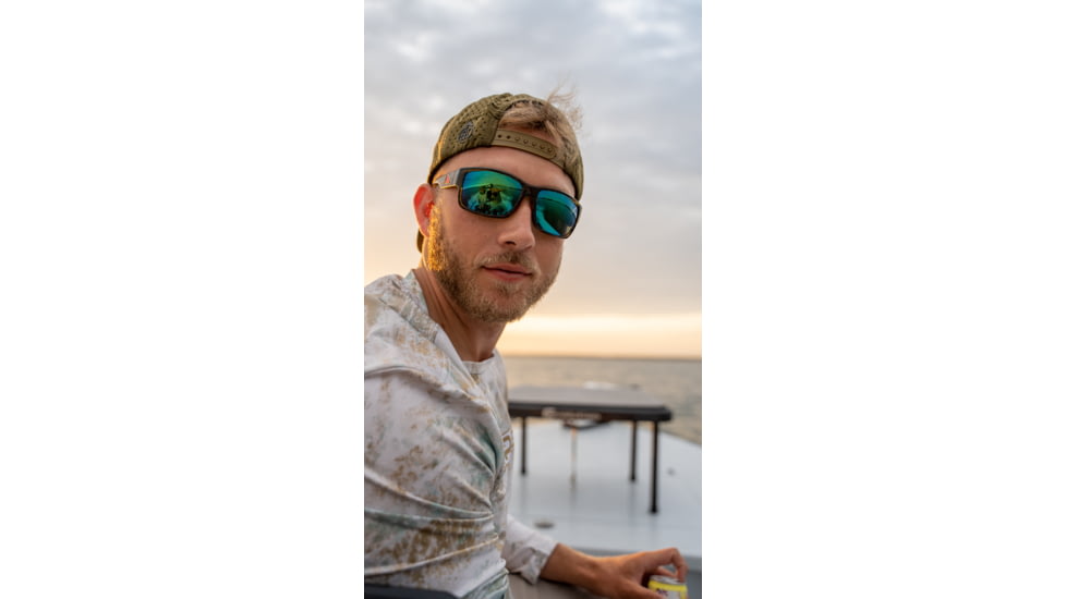 Redfin Polarized Sanibel Sunglasses, Driftwood Frame, Seagrass Polarized Lens, One Size, 1409