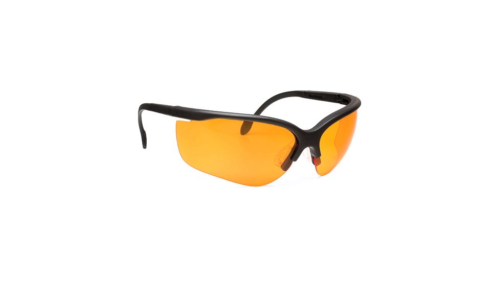 Remington T-71 Safety Glasses, Black Frame, Amber Lens 40C 