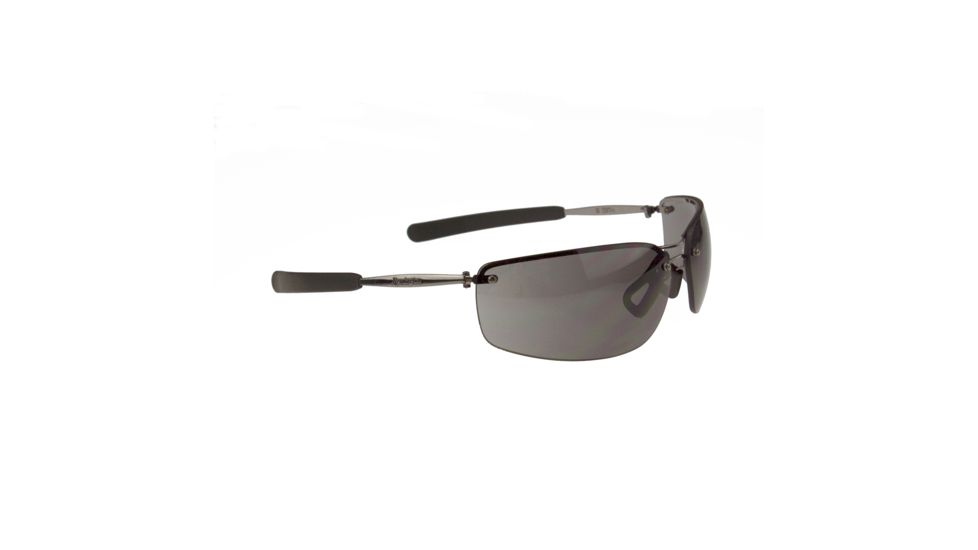 Remington T-82 Metal half frame safety glasses - Metal/Smoke, One Size T82-20C