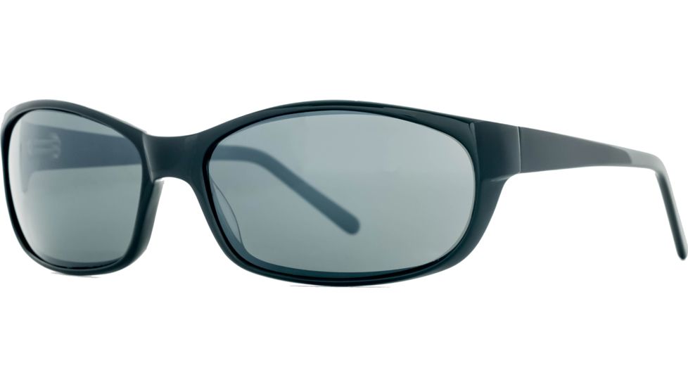 Reptile Sun Brady Sunglasses, Black Frame, Titanium Black/Glass Lens, Polarized, BRABBL