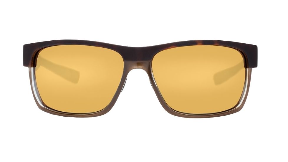 Reptile Sun Loggerhead Sunglasses, Matte Tortoise Frame, Gold Tone Texas Polarized Lens, Polarized, LOGMTO