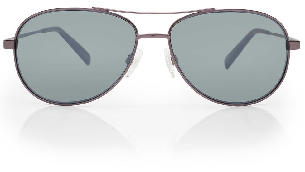 Reptile Sun Madagascar Sunglasses, Dark Gray Frame, Titanium Black/Poly Lens, Polarized, MADBDG