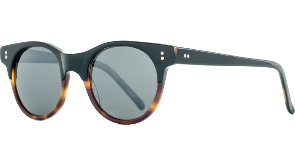 Reptile Sun Plateau Sunglasses, Black Savana Frame, Titanium Black/Glass Lens, Polarized, PLABBS