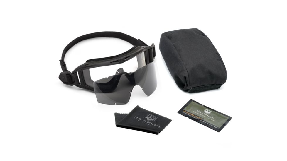 Revision Desert Locust Carrier Goggle - Basic Photochromic Kit, Black Frame / Photochromic Lens, 4-0309-9903