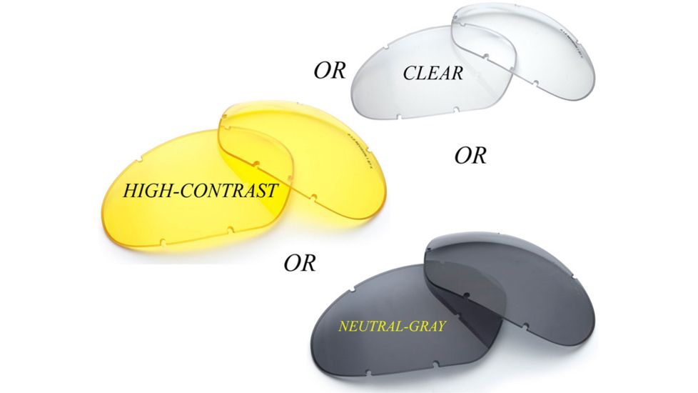 Revision Eyewear Bullet Ant Tactical Clear, Neutral-Gray , High-Contrast and Laser Lens for Re Vision Eyewear Bullet Ant Tactical Goggles