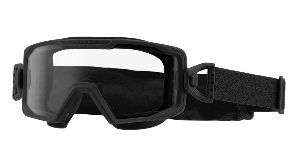 Revision Merlinhawk Goggle System Basic Kits, Black Frame, Clear Lens, Regular, 4-2100-0003