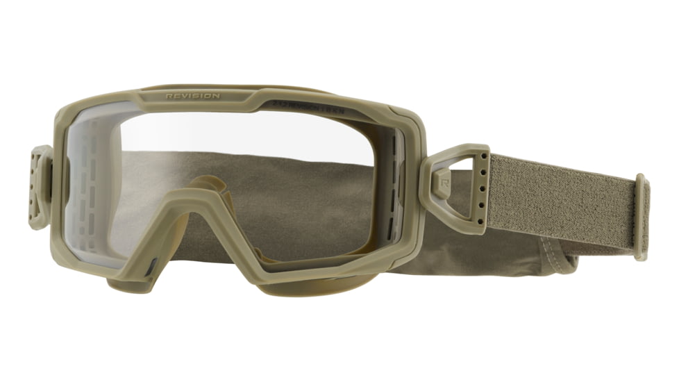 Revision Merlinhawk Goggle System Basic Kits, Tan 499 Frame, Clear lens, Regular, 4-2100-0004
