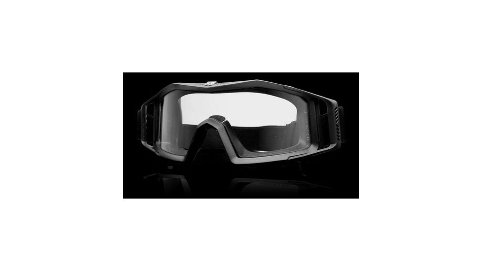 Revision Eyewear WolfSpider Goggles - Black frame, Clear lens