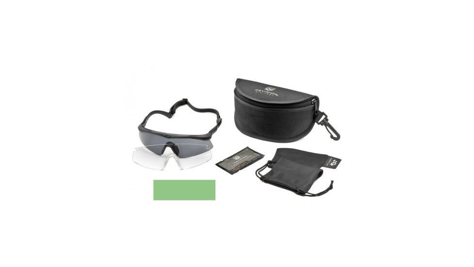 Revision Sawfly Goggles Military Kit, Large, Foliage Green w/ Clear &amp; Smoke Lenses 4-0076-9707