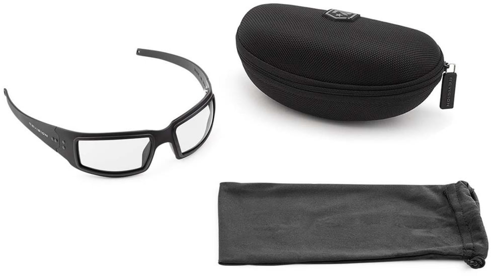 Revision Speed Demon Sunglasses Basic Kits, Black Frame, Clear Lens, 4-0756-0007