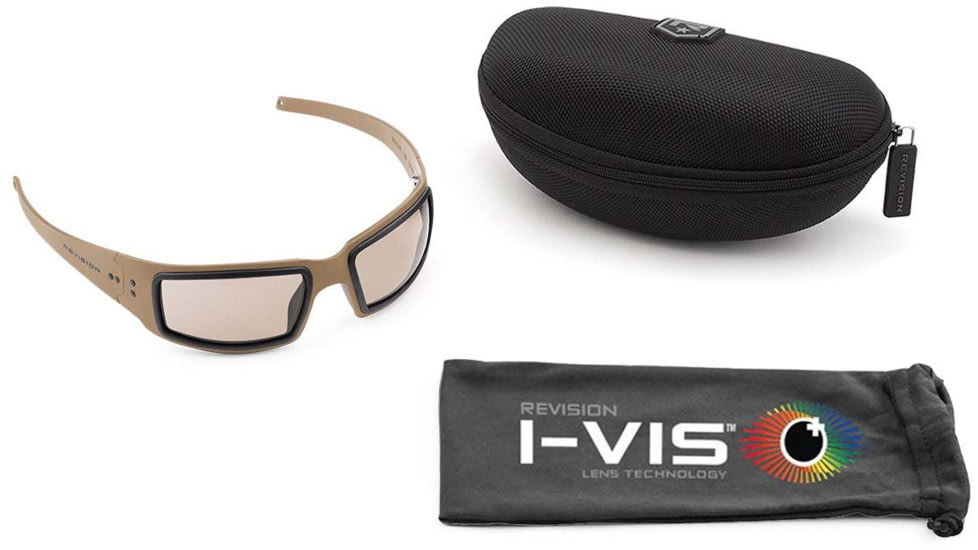 Revision Speed Demon Sunglasses Basic Kits, Cerakote Coyote Brown Frame, Umbra Lens, 4-0756-0013
