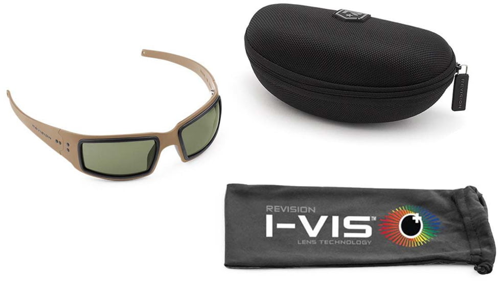 Revision Speed Demon Sunglasses Basic Kits, Cerakote Coyote Brown Frame, Verso Lens, 4-0756-0008