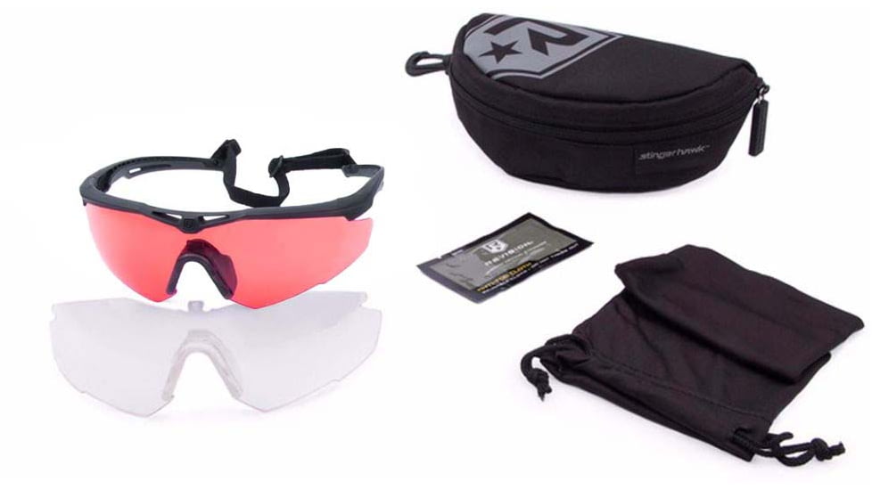 Revision Stingerhawk Eyewear System Gf-8 Military Kit Shooting Glasses, Regular, 4-0152-9018