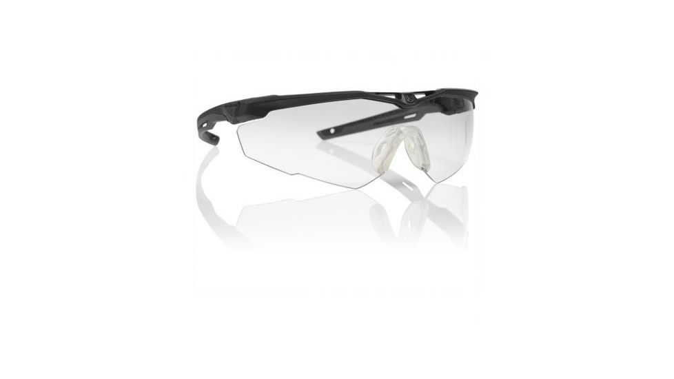 Revision Stingerhawk Eyewear System US Military Kit,Black Frame,Clear and Smoke Lens,Head Strap,Microfiber Pouch and Case 4-0152-0001