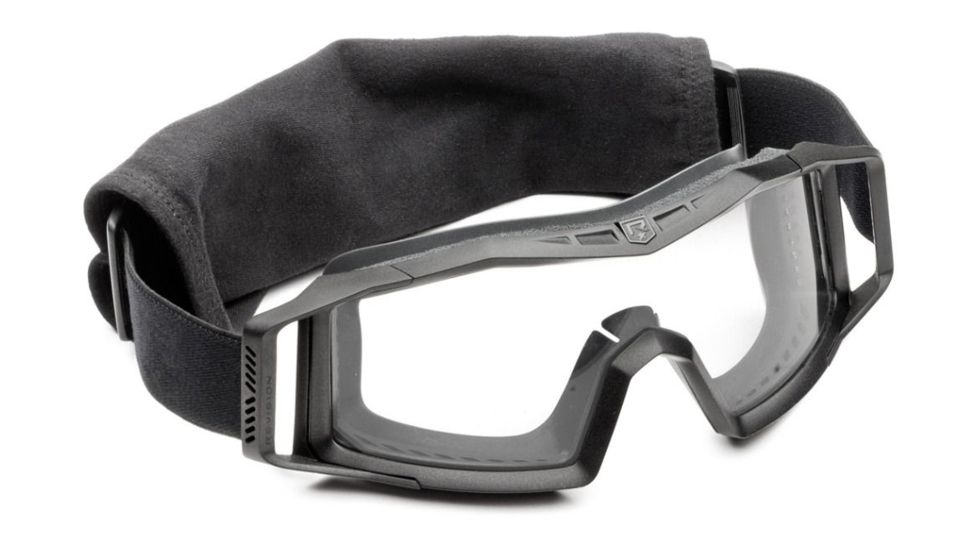 Revision Wolfspider Goggle U.S. Miltary Kit, Clear/Solar Lens, Black Frame, 4-0307-0237