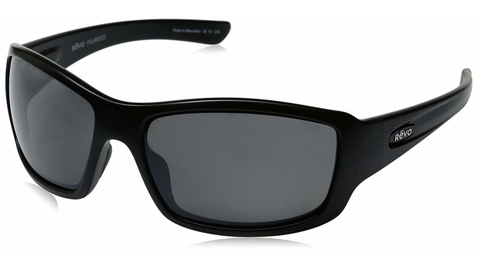 Revo Bearing Progressive Prescription Sunglasses, Matte Black Frame, Polarized, RE 4057 01 GYPR