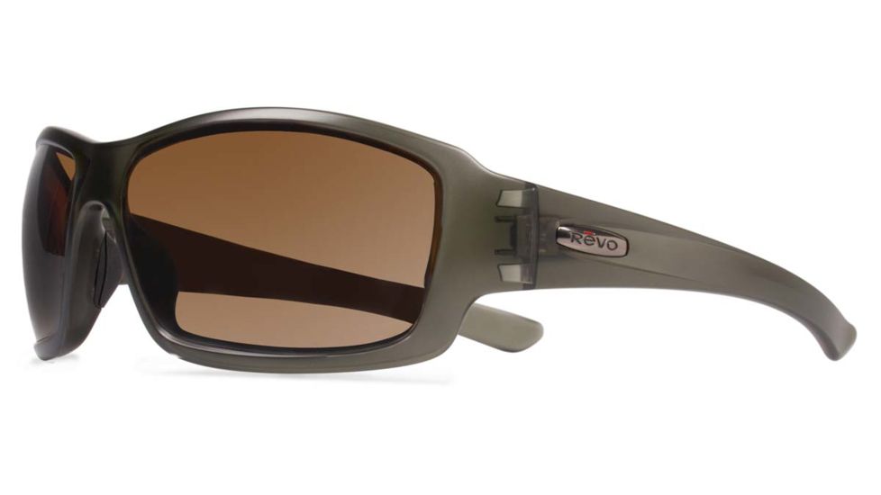 Revo Bearing Progressive Prescription Sunglasses, Crystal Olive Frame, Polarized, RE 4057 08 BRPR