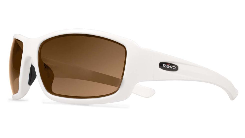 Revo Bearing Sunglasses, Matte White Frame, Terra Lens RE4057-09-BR