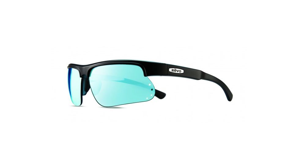Revo Cusp S Progressive Prescription Sunglasses, Black/Blue Frame, Polarized, RE 1025 15 BLPR