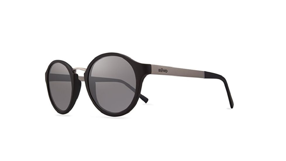 Revo Dalton Single Vision Prescription Sunglasses, Matte Black Frame, Polarized, RE 1043 01 GGYSV