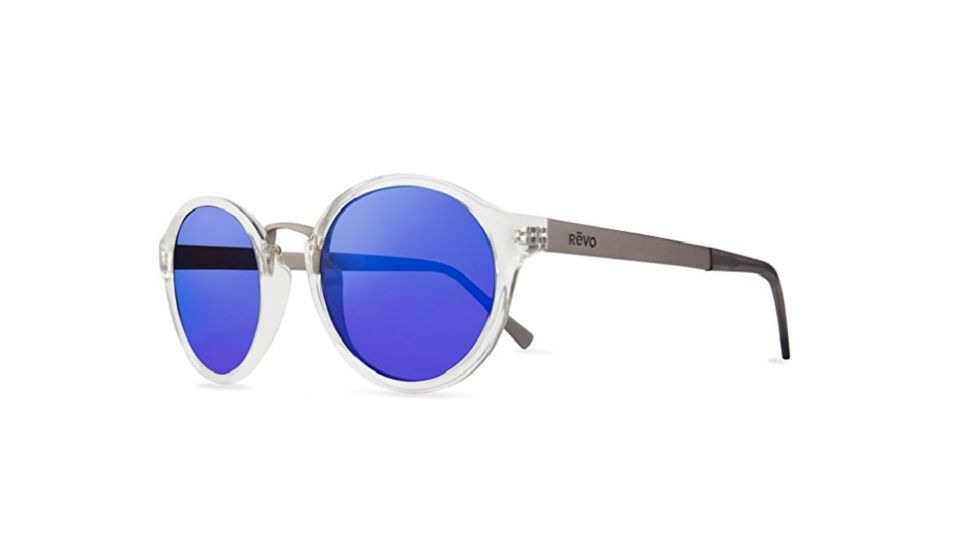 Revo Dalton Single Vision Prescription Sunglasses, Shiny Crystal Frame, Polarized, RE 1043 09 GGYSV