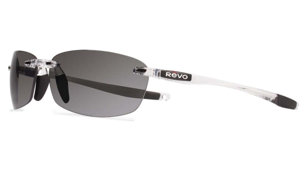 Revo Descend E Sunglasses, Crystal Frame, Graphite Lens RE4060-09-GY