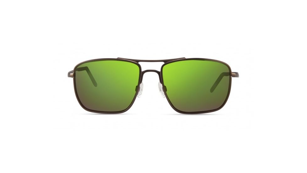 Revo Groundspeed Single Vision Prescription Sunglasses, Brown Frame, Polarized, RE 3089 03 GNSV