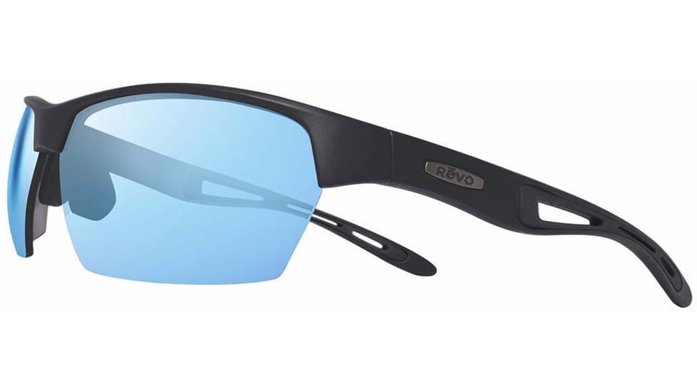 Revo Jett Sunglasses - Men's, Matte Black/Blue Water Photochromic, Large, RE 1167 01 BLP
