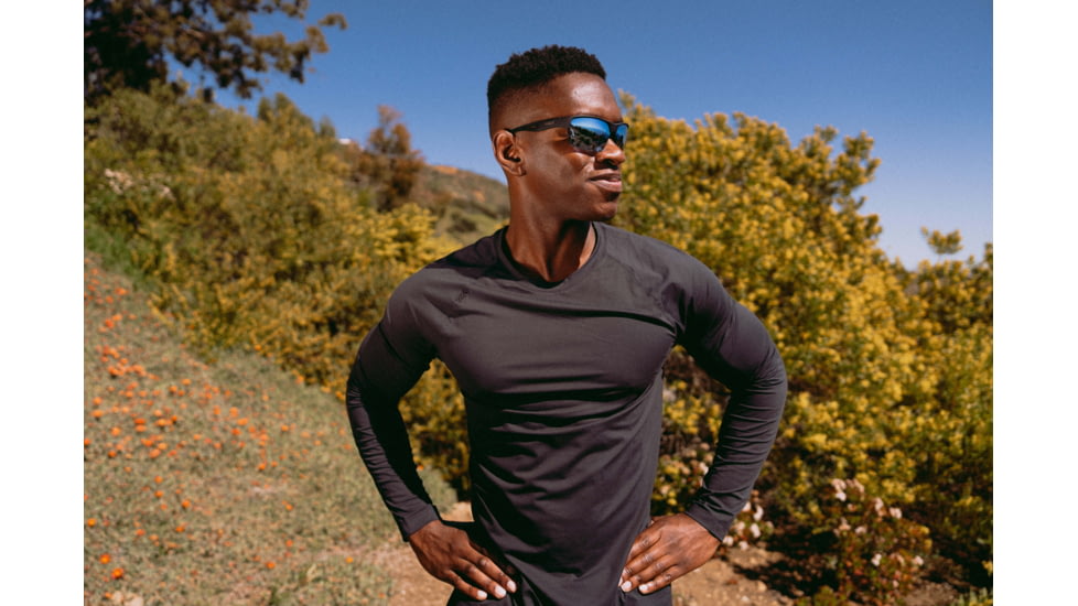 Revo Jett Sunglasses - Men's, Matte Black/Blue Water Photochromic, Large, RE 1167 01 BLP