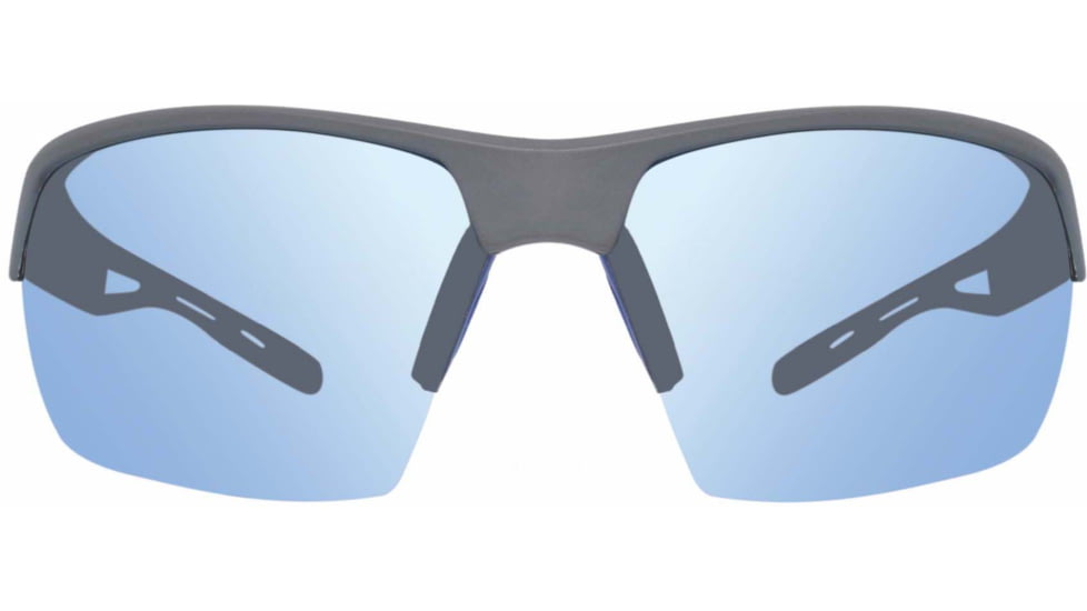 Revo Jett Sunglasses - Men's, Matte Grey/Blue Water, Large, RE 1167 00 BL