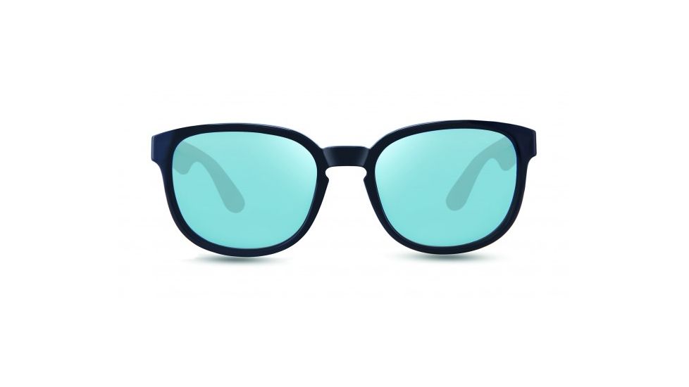 Revo Kash Single Vision Prescription Sunglasses, Sea Breeze/Navy/Crea Frame, Polarized, RE 1028 08 BLSV
