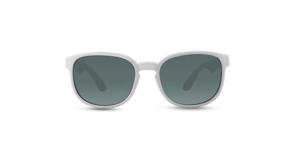 Revo Kash Single Vision Prescription Sunglasses, White/Coral/Grey Frame, Polarized, RE 1028 09 GYSV