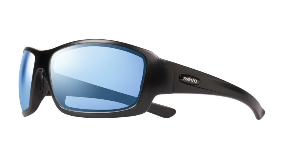 Revo Maverick Single Vision Prescription Sunglasses, Black Frame, Polarized, RE 1098 01 BLSV