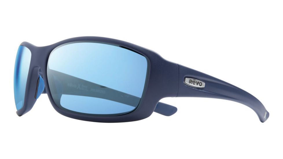 Revo Maverick Single Vision Prescription Sunglasses, Blue Frame, Polarized, RE 1098 05 BLSV