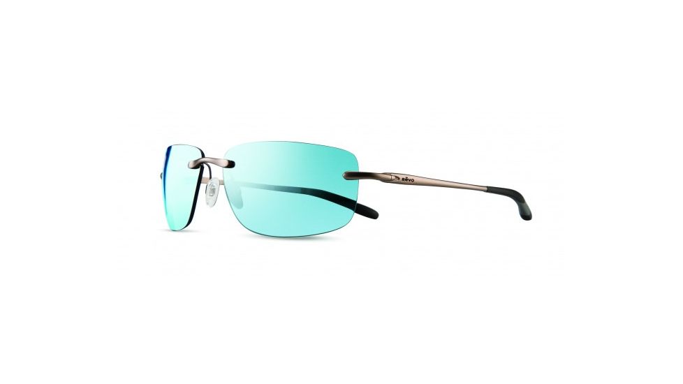 Revo Outlander Sunglasses, Gun Metal Frame, Blue Water Lens, Polarized, RE 1029 00 BL