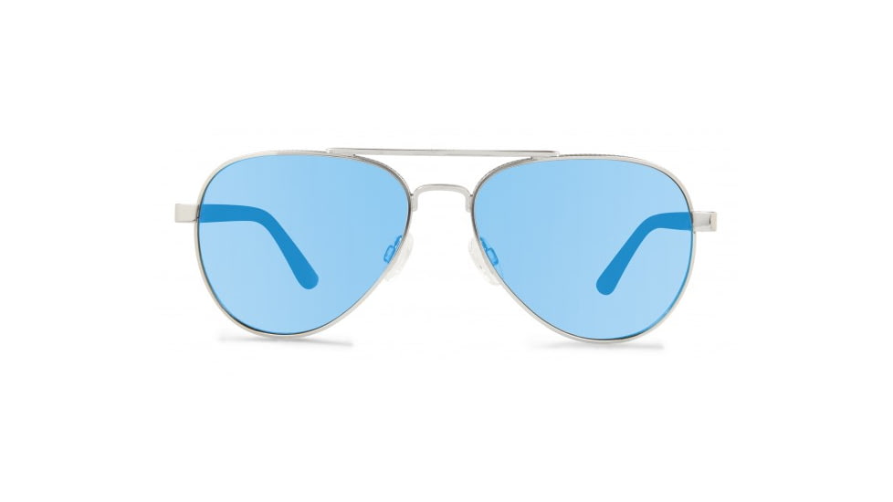 Revo Raconteur Single Vision Prescription Sunglasses, Chrome Frame, Polarized, RE 1011 03 BLSV
