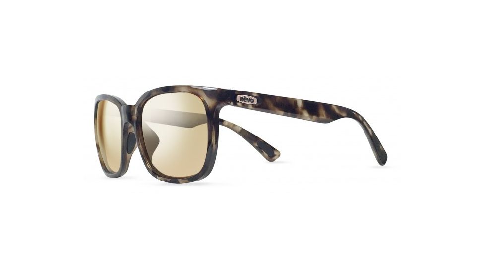 Revo Slater Single Vision Prescription Sunglasses, Blush Tortoise Frame, Polarized, RE 1050 10 CHSV