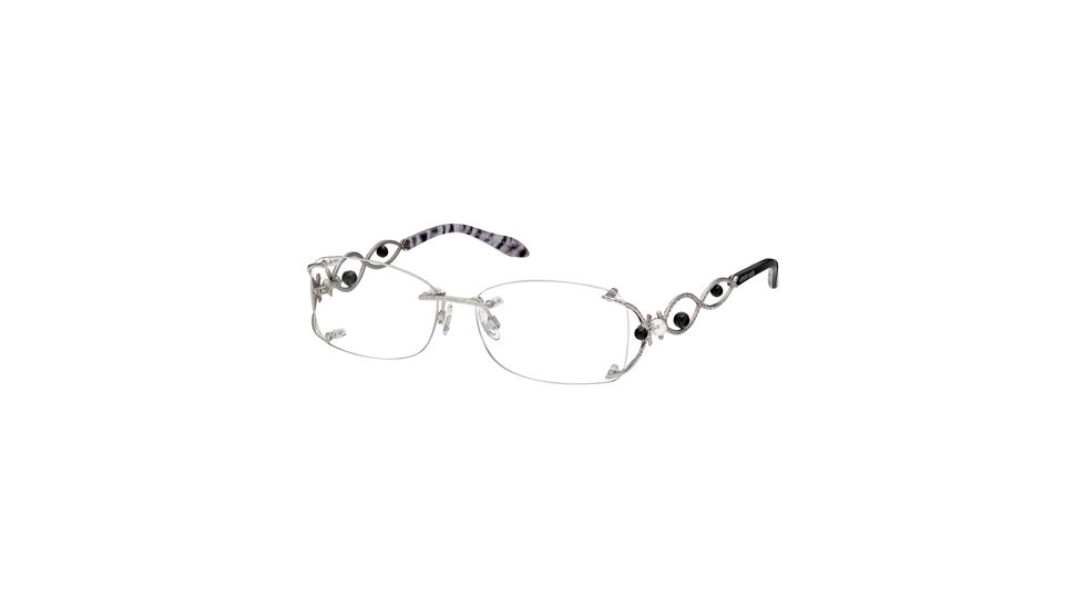 Roberto Cavalli RC0695 Eyeglass Frames - Shiny Palladium Frame Color