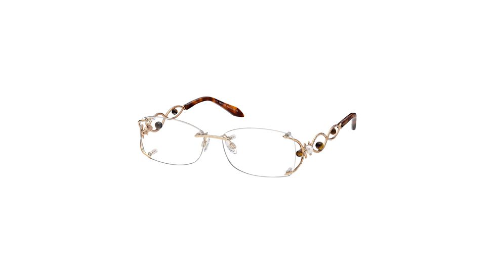 Roberto Cavalli RC0695 Eyeglass Frames - Shiny Rose Gold Frame Color