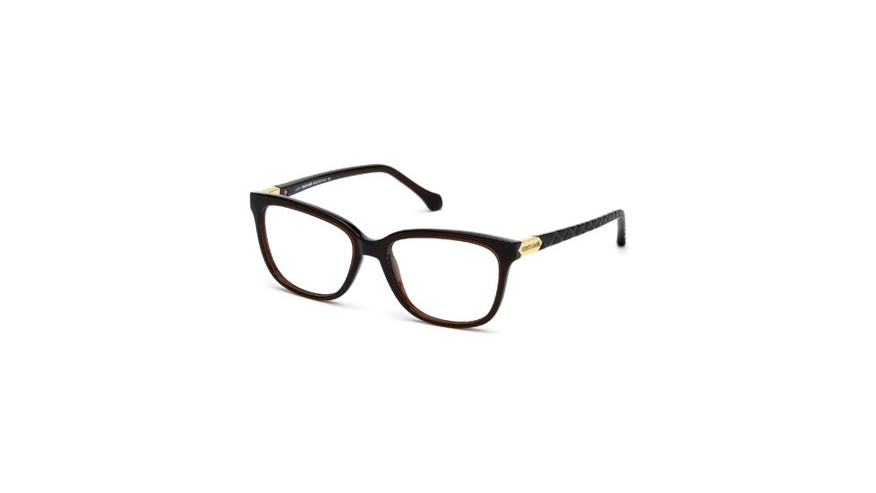 Roberto Cavalli RC0751 Eyeglass Frames - Shiny Dark Brown Frame Color
