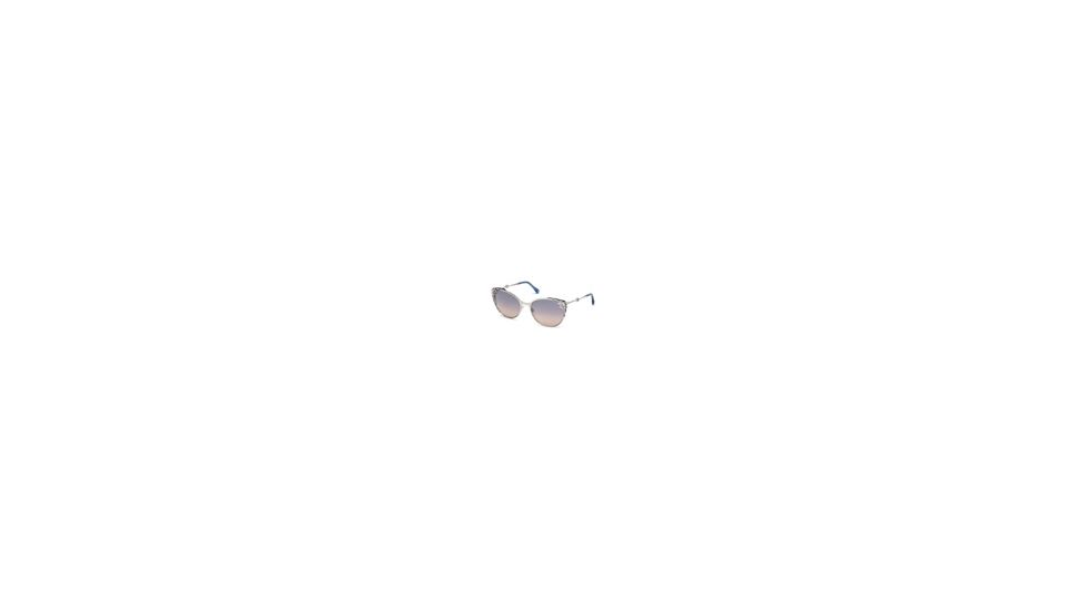 Roberto Cavalli RC1033 Sunglasses - Shiny Palladium Frame Color, Blue Mirror Lens Color