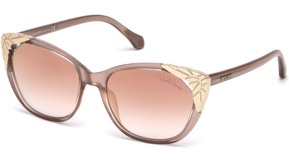 Roberto Cavalli RC1034 Sunglasses - Pink Frame Color, Bordeaux Mirror Lens Color